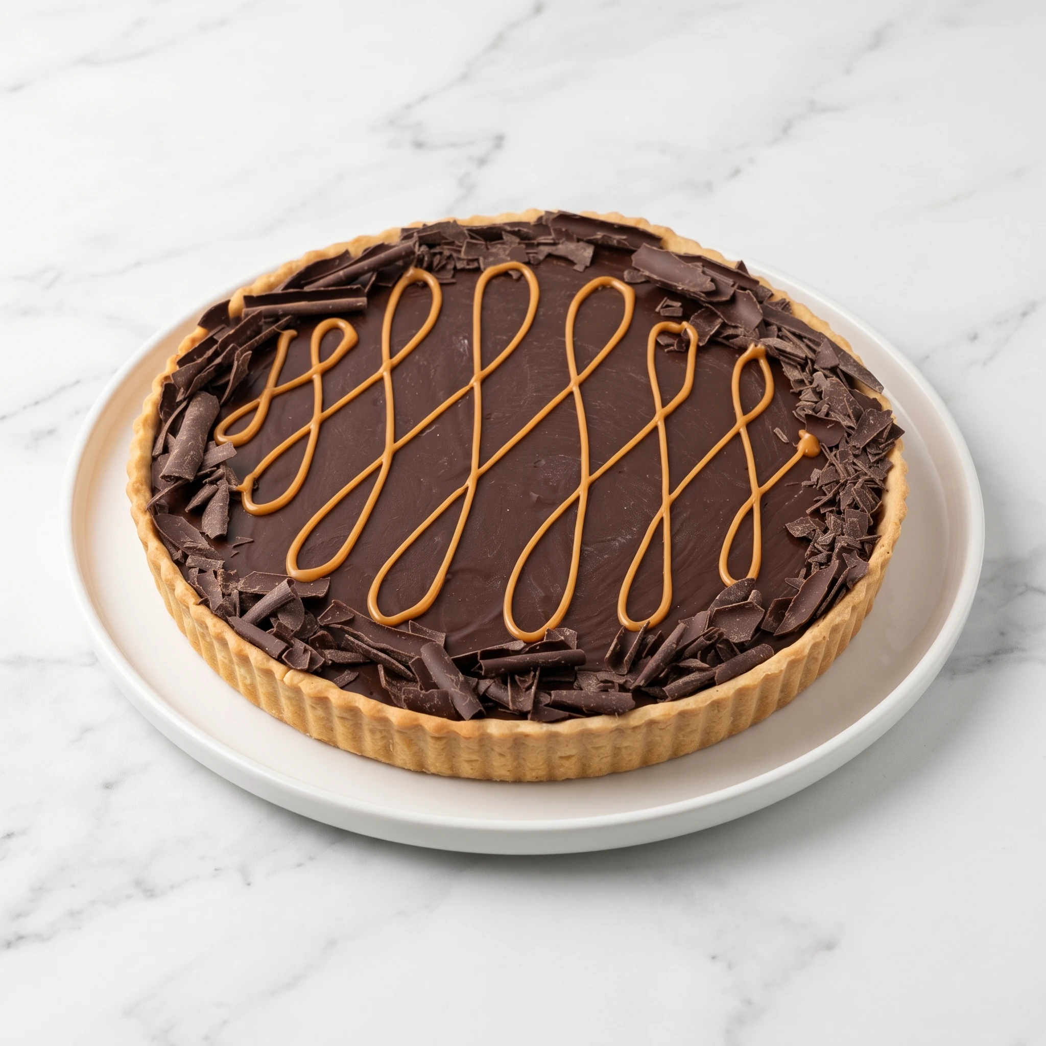 Chocolate & Salted Caramel Tart