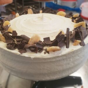 Vegan Banana Choc Chip Cake
