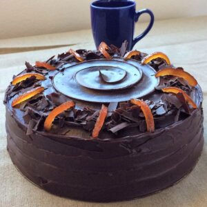 Chocolate Orange Fudge Cake