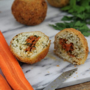 Arancini - Carrot and Spring Onion (6)