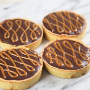 Box of 4 : Chocolate & Salted Caramel Tarts