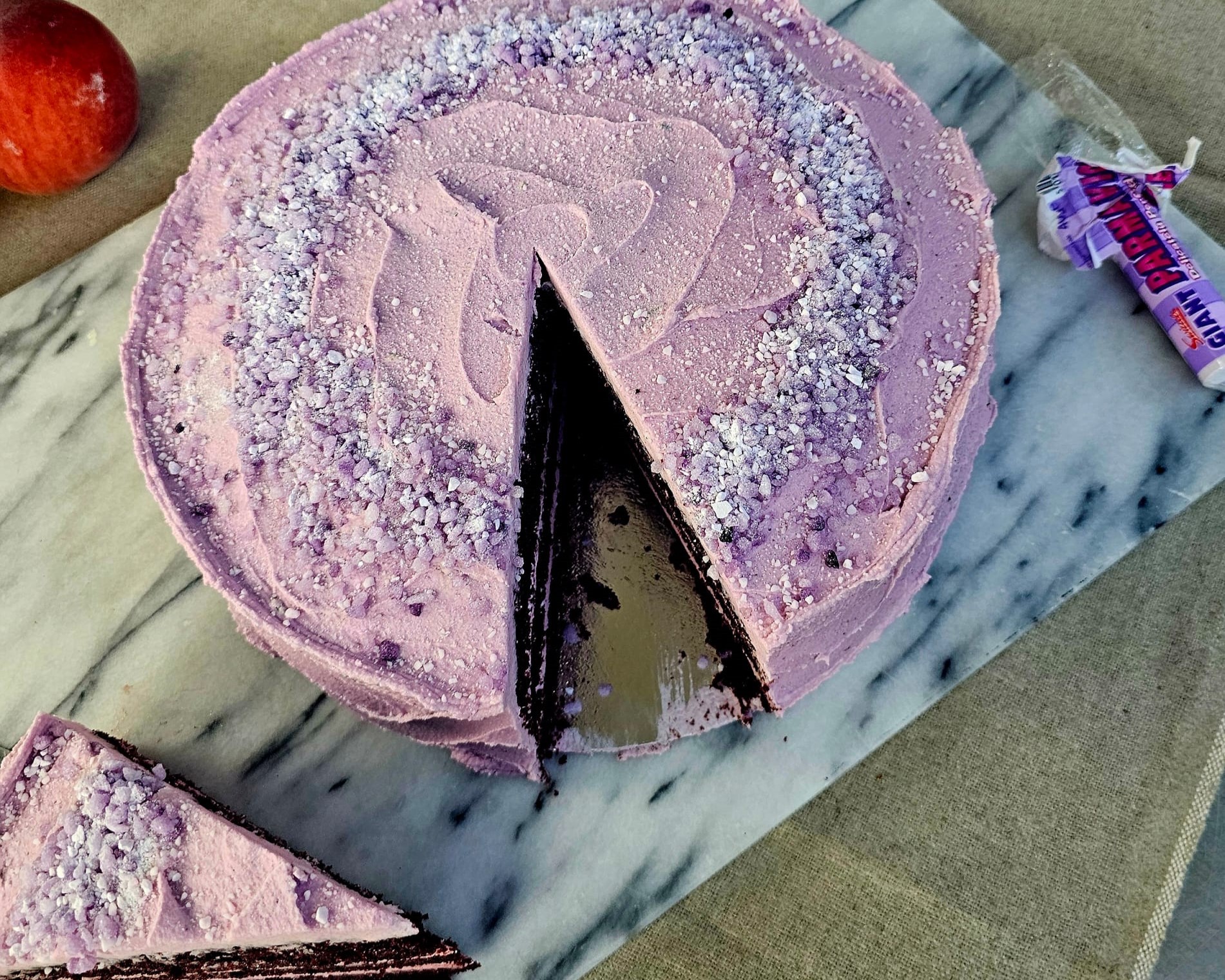 Lavender & Violet Purple Red Velvet Cake