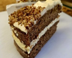 Pecan Apple Maple Cake