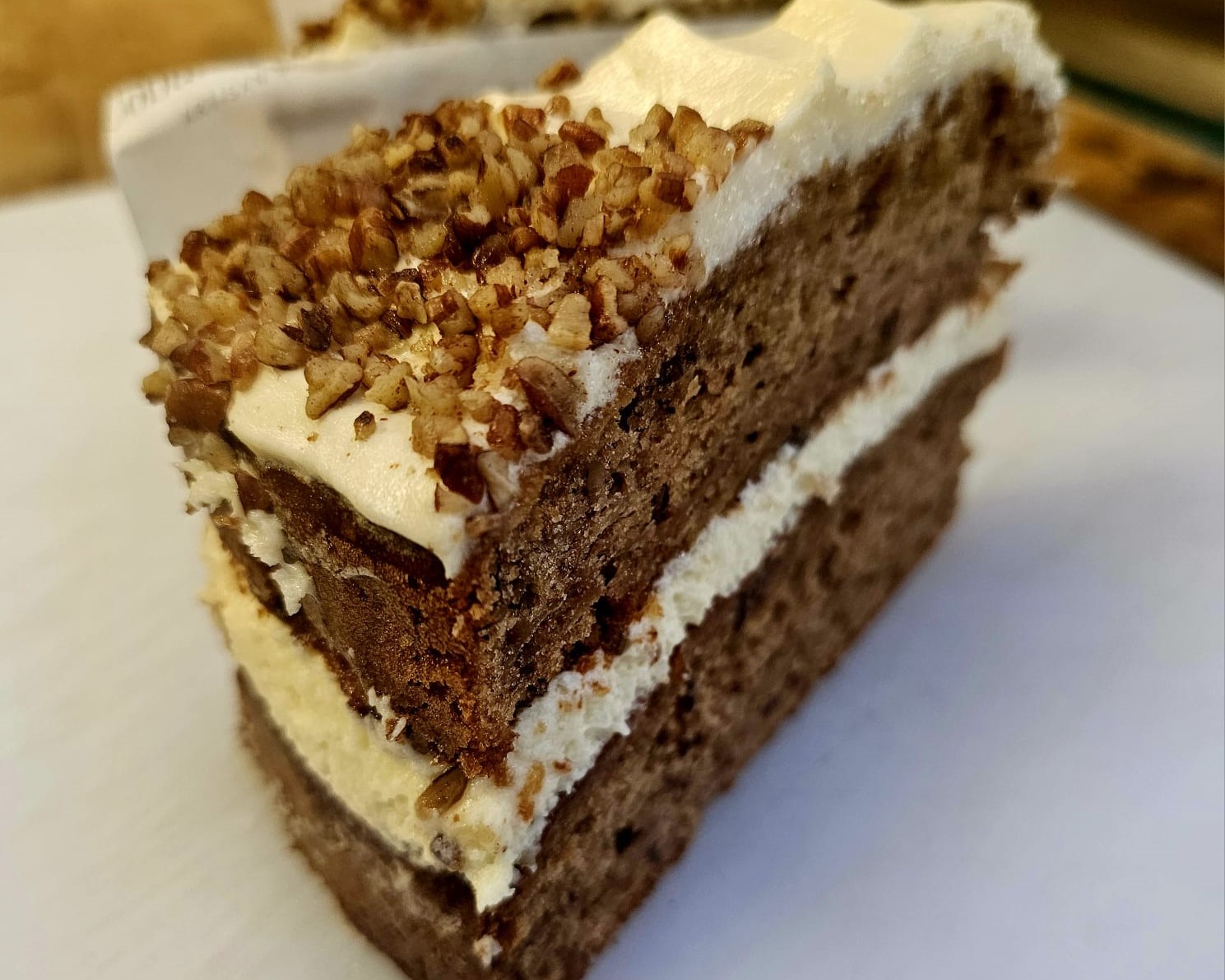 Pecan Apple Maple Cake