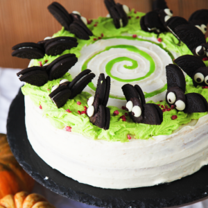 Spooky Key Lime Pie Cake